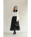 Rosette ribbon beret