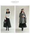 Rosette ribbon beret