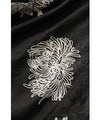 白花刺繍のシアーブラウストップス