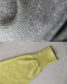 Elegantly sparkling shiny needleman cut-and-sew top