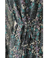 [Outlet, no returns or exchanges] Pure flower-blooming tuck cache-coeur medium dress