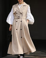 【予約商品】ポワン袖に合わせる トレンチジレ(ベルト付)