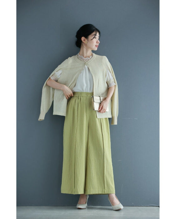 優美な刺繍デコレーションのベールブラウストップス
