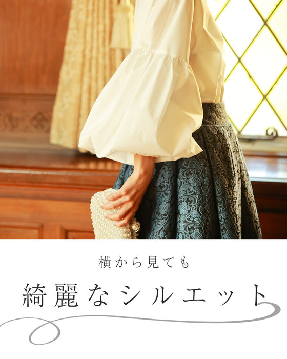 パリジェンヌ気分 クラシカル ジャガードスカート
