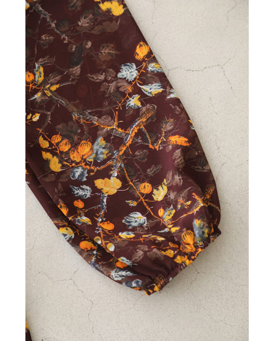 【予約商品】実が成るボタニカルプリントのシアーミディアムワンピース