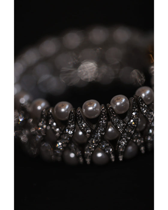 A bejeweled bracelet watch that beautifully keeps time