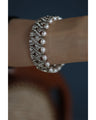 A bejeweled bracelet watch that beautifully keeps time