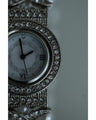 A bejeweled bracelet watch that beautifully keeps time