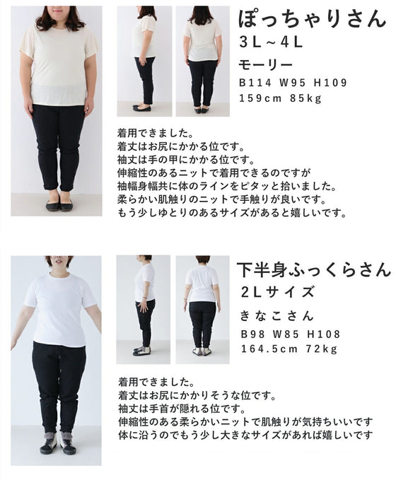 昆虫が息づく優色ボタニカルニットプルオーバートップス