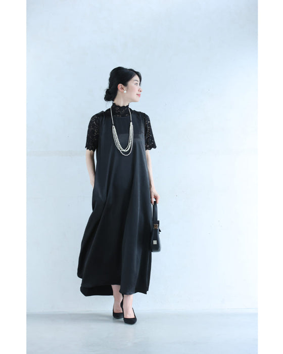 様々に着用できる。フリーダムな軽量パールネックレス