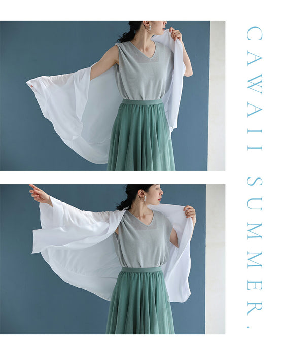 「ちょっと」に寄り添う 軽やかドルマンカーデ