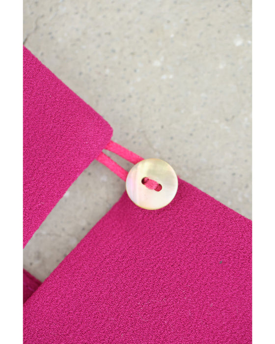 華やぎピンクのサイドスリットチュニック