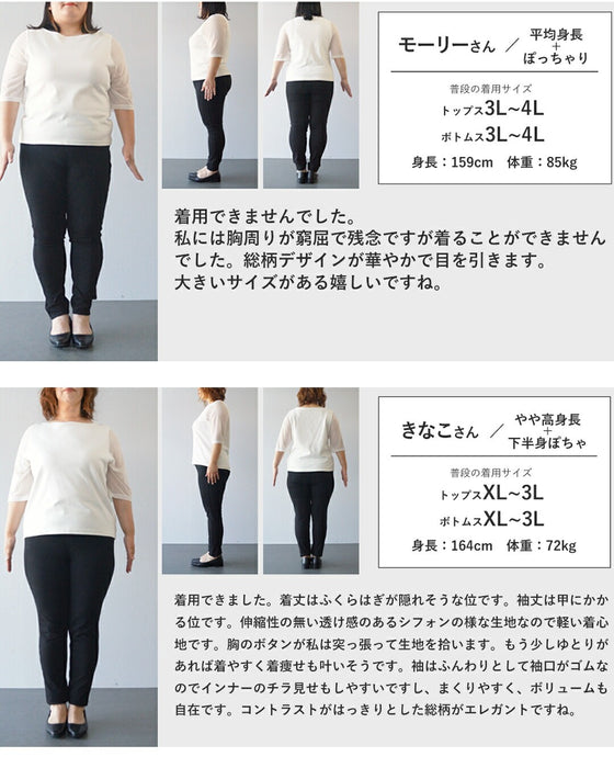 カレイドスコープのシフォンミディアムワンピース