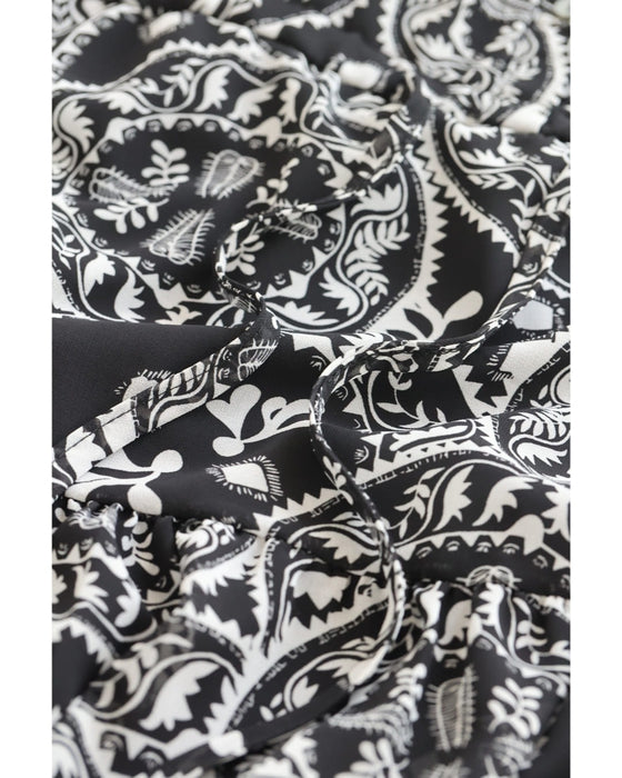 カレイドスコープのシフォンミディアムワンピース