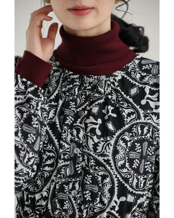 カレイドスコープのシフォンミディアムワンピース