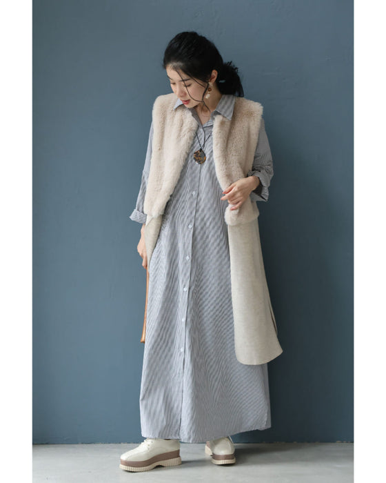 べっこう風コームのコードネックレス