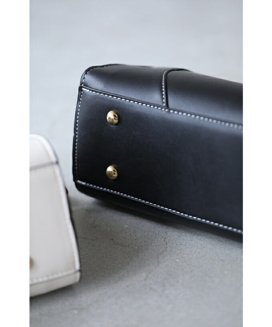 【アウトレット返品交換不可】ショルダーにもなる2wayの猫ちゃんハンドルバッグ