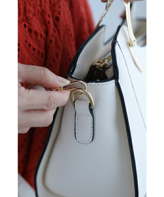 【アウトレット返品交換不可】ショルダーにもなる2wayの猫ちゃんハンドルバッグ