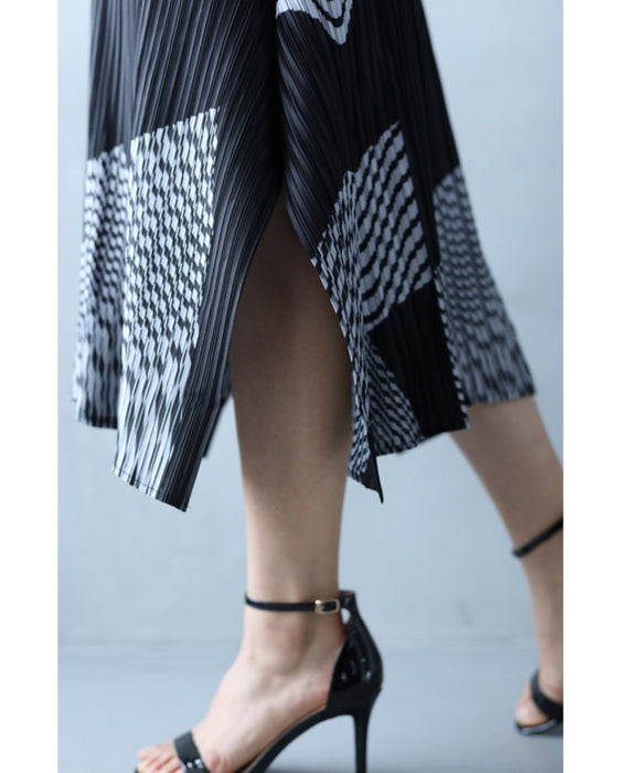 【アウトレット返品交換不可】マイナス5kg着痩せワンピース(紐ベルト付)