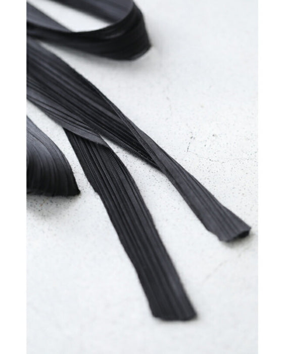 【アウトレット返品交換不可】マイナス5kg着痩せワンピース(紐ベルト付)