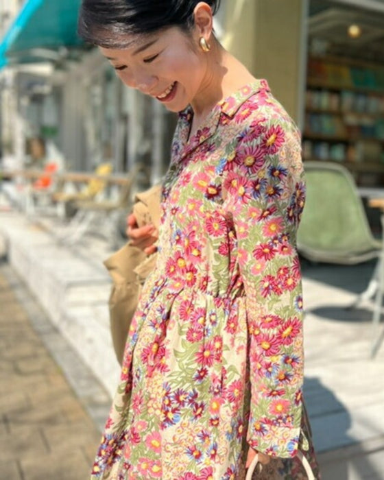 【アウトレット返品交換不可】外に連れ出してくれる春一番ワンピース