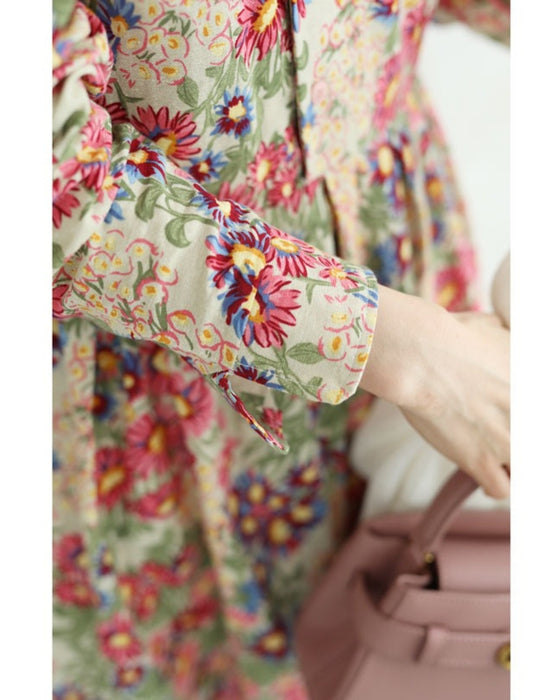 【アウトレット返品交換不可】外に連れ出してくれる春一番ワンピース