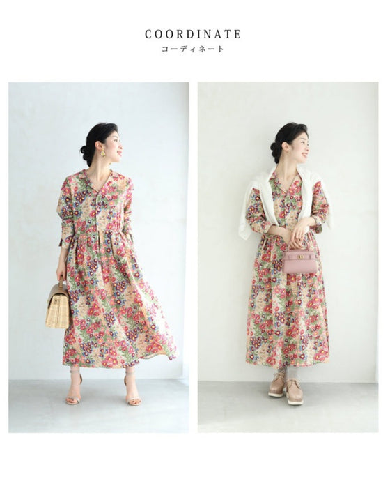 【アウトレット返品交換不可】外に連れ出してくれる春一番ワンピース