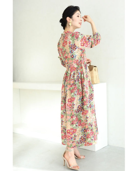 【アウトレット返品交換不可】外に連れ出してくれる春一番ワンピース