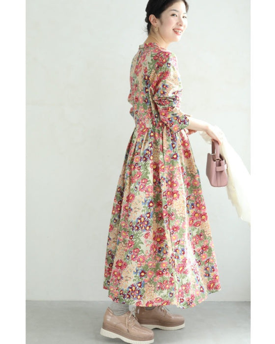 【アウトレット返品交換不可】外に連れ出してくれる春一番ワンピース