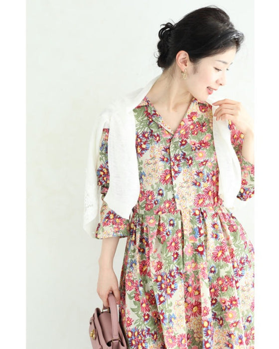 【アウトレット返品交換不可】外に連れ出してくれる春一番ワンピース