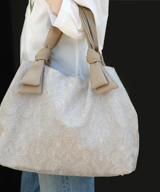 1泊2日限定 大容量 ペイズリー柄 サブバッグ 鞄