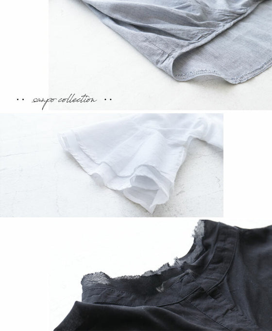 [Sale items cannot be returned or exchanged] Soft and fluffy line top