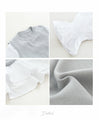 [Set] (Gray) A two-piece top set of vest and blouse that can be layered beautifully.