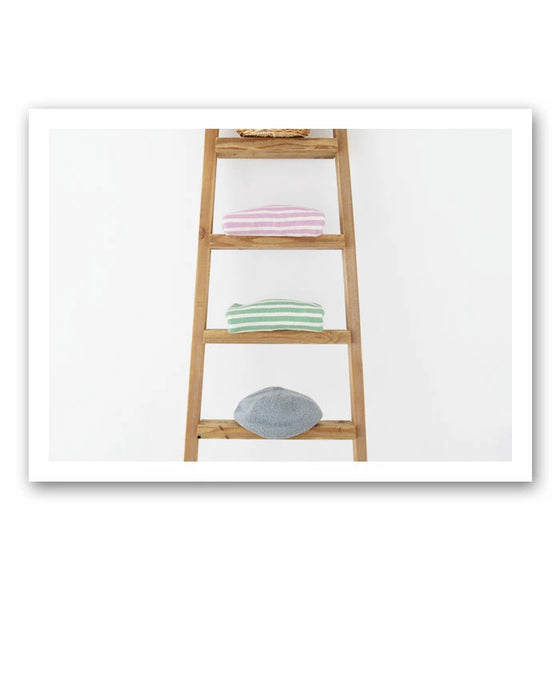 (Green) Spring color striped top