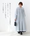 Wavy pintuck dress