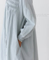 Wavy pintuck dress