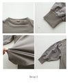 (Greige) Puffy sleeve top