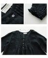 Elegant floral embroidery (fits S-4L)