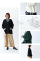 (C. Ivory for sale) Puffy Leaf Jacquard Haori (available in sizes S to 4L)