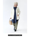 (C. Ivory for sale) Puffy Leaf Jacquard Haori (available in sizes S to 4L)