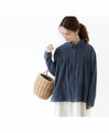 (S-LL size) Elegant flower embroidery