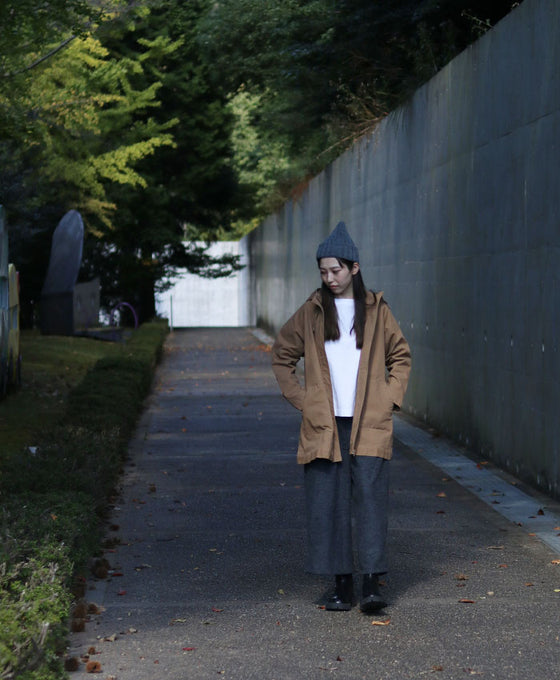 【sanpo Lusso】フード付きブルゾン