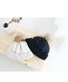 [Sale items cannot be returned or exchanged] <Black> A new type of windproof knit hat