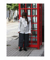 [SANPO LUSSO] Ruffled blouse top