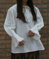 [SANPO LUSSO] Ruffled blouse top