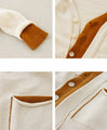 A cardigan with a great color scheme