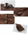 A corduroy shirt dress with a lovely collar