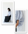 <2 colors available> Large puff sleeve top