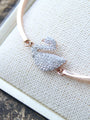 (White) Beautiful Swan Bracelet Simple
