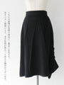【セール商品返品交換不可】アシンメトリーなラインを創るスカート
